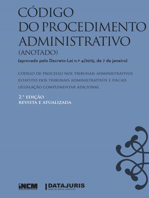 cover image of Código do Procedimento Administrativo (Anotado) – 2ª Edição